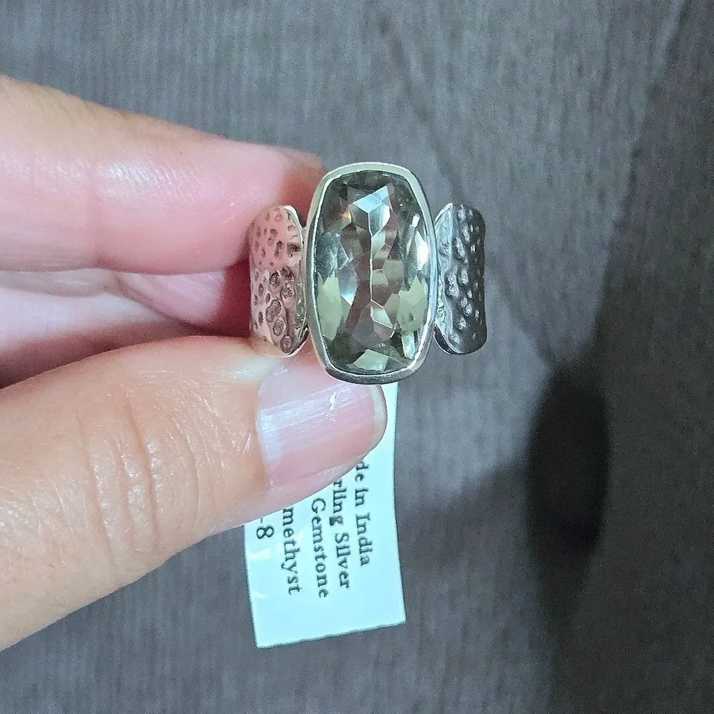 Shivam Green💚 Amethyst Statement Ring💍 - NWT